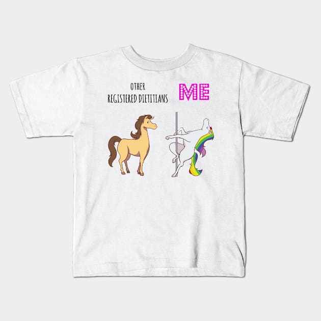 Other registered dietitian Unicorn Kids T-Shirt by IndigoPine